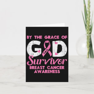 Grace God Borstkanker Overlevende Bewustzijn Chris Kaart