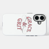 Grace & Grit in roze en grijs Case-Mate iPhone Case (Achterkant (horizontaal))