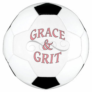 Grace & Grit in roze en grijs Voetbal