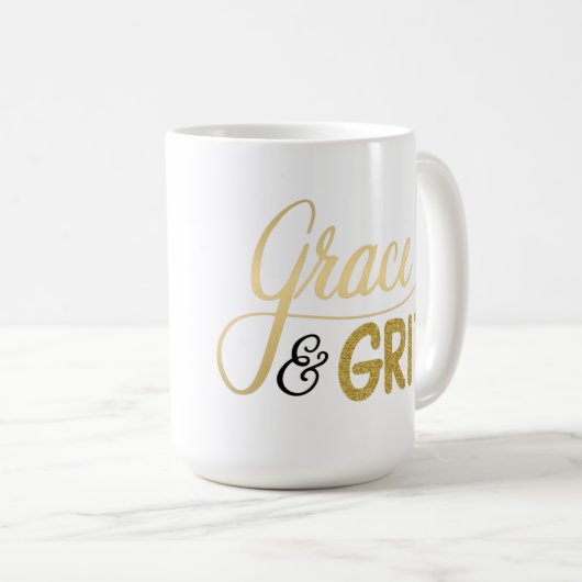 Grace & Grit Mug (Devant droit)