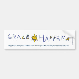 Grace Happens Bumpersticker