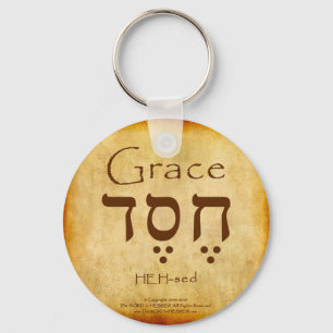 GRACE HEBREW SLEUTELHANGER