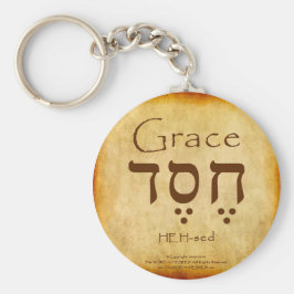 GRACE HEBREW SLEUTELHANGER