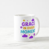 Grace in Every Moment – Inspirational Mug (Devant droit)