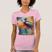 Grace in Motion Ballet Ballerina T-shirt (Voorkant)