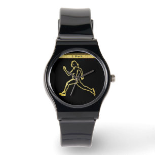 Grace in Motion: Het silhouet van snelheid Horloge