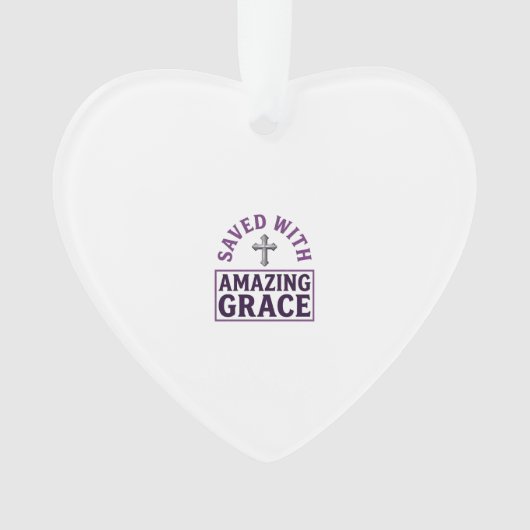 Grâce Incroyable Croix Chrétienne Vintage (devant)