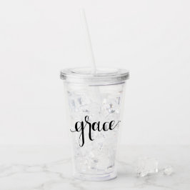 Grace Insulated Tumbler Acryl Drinkbeker