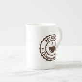 Grâce intemporelle : Elegant os Chine Mug avec sim (Devant droit)