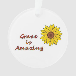 Grace is Amazing - Zonnebloem Ornament