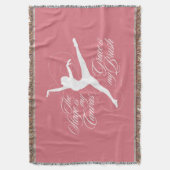 Grace is mijn penseel (dans) deken (Voorkant Verticaal)