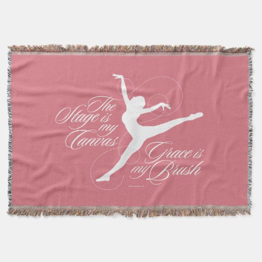 Grace is mijn penseel (dans) deken (Voorkant)