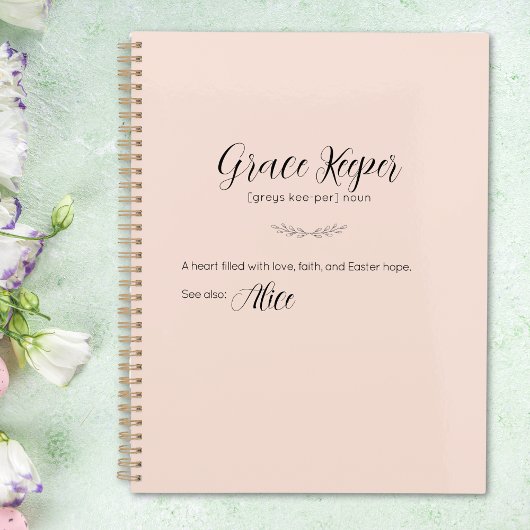 Grace Keeper Gepersonaliseerde Paasplanner Planner