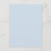 GRACE Moderne Botanique Mist Mariage Carte de boît (Dos)