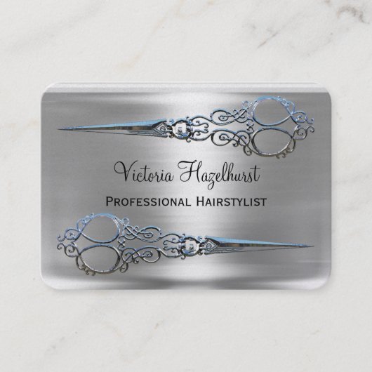 Grace Monroe Double Scissors Professional Visitekaartje (Voorkant)