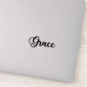 Grace Name - Handgeschreven kalligrafie Sticker