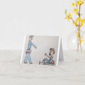 Grace Note-Kaart Kaart (Gele Bloem)