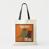 Grace Note T Rex Plays Piano Canvas tas (Voorkant)