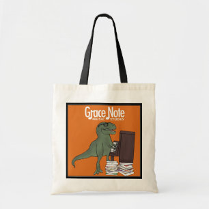 Grace Note T Rex Plays Piano Canvas tas