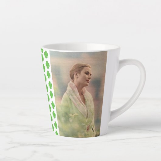 Grace Of Monaco / St Patrick"s Day Latte Mug (Droite)