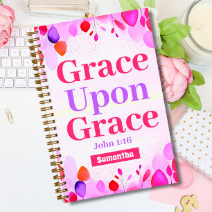 Grace on Grace Boho Christian Ado Girl Journal