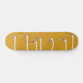 Grace on Wheels : Crane Skateboard Art (Horz)