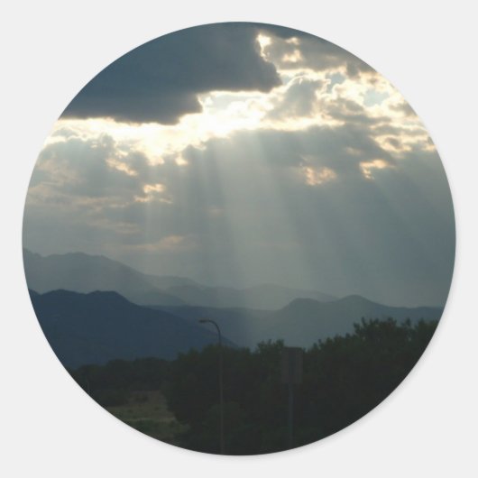 Grace op de Rockies Sticker (Voorkant)