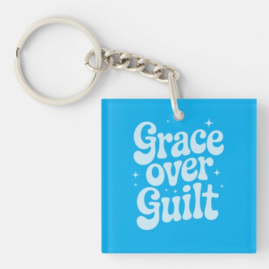 Grace Over Guilt Acryl Sleutelhanger (voorkant)