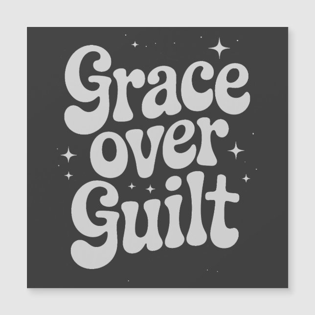Grace Over GuiltMagnetische Kaart (Voorkant)