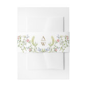  Grace Pastel Blush Bloemen Bruiloft Uitnodigingen Wikkel (Voorkant Voorbeeld)