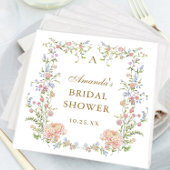  Grace Pastel Blush Bloemen Vrijgezellenfeest Servet