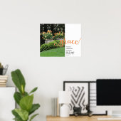 Grace Psalm 103:8 Spring Floral Poster (Thuiskantoor)