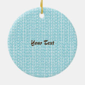 Grace Roos Christelijk Cross Ornament (Achterkant)