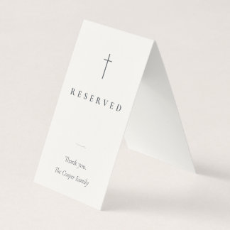 Grace Stone Religieuze Reserveringskaart Visitekaartjes