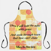 Grace Through the Ache, Cooking with Heart Schort (Voorkant)