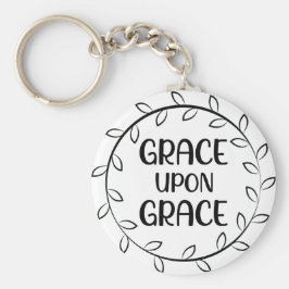 Grace Upon Grace Button Sleutelhanger