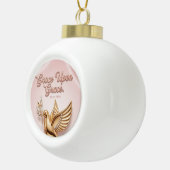 "Grace Upon Grace" Keepsake Ornament:  Keramische Bal Ornament (Rechts)