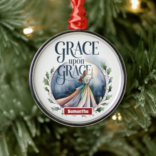 Grace Upon Grace Ornament (Boom)