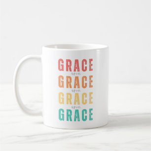 Grace Upon Grace, Rainbow Faith Mok, Christelijk Koffiemok