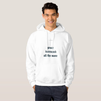 Grace Verhoog des te meer witte hoodie