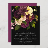 Grace Vintage Mariage Invitations (Devant / Derrière)