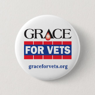 Grace voor Vets Ronde Button 5,7 Cm
