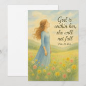 Grace Within Feestdagenkaart (Voorkant / Achterkant)