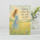 Grace Within Feestdagenkaart (Staand voorkant)