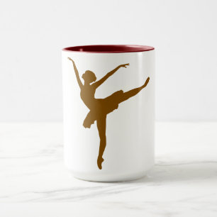 Graceful Ballerina Coffee Mok