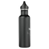 Graceful Black en Silver Waterfles (Links)