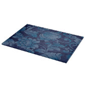 Graceful Blue Floral Cutting Board Snijplank (Hoek)