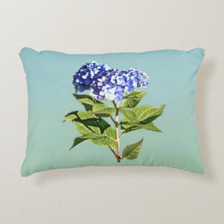 Graceful Blue Hydrangea Accent Kussen