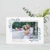 Graceful Branches | De foto bewaart de Datum Save The Date (Staand voorkant)