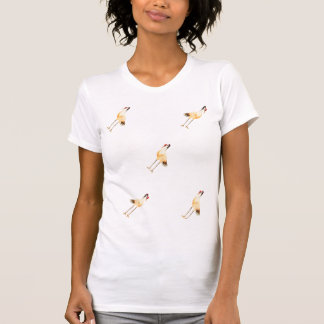 Graceful Cranes Elegant T-Shirt  Descri